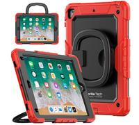 Gorilla Tech Case Armour iPad Pro 11 2018 (1st Gen) | Heavy Duty Shockproof Armour Cover with Pencil Slot | Full Body Rugged Armour with Kickstand (Red)
