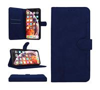 Gorilla Tech iPhone XS Max Leather Case, (Navy) Premium Quality, Stand Wallet Cover Flip Case [Black] for iPhone 10 Max Multiple Card Slots, Magnet Flip, Folio Book Case with Kickstand Feature