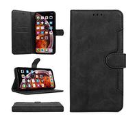 Gorilla Tech iPhone XS Max Leather Case, Premium Quality, Stand Wallet Cover Flip Case [Black] for iPhone 10 Max Multiple Card Slots, Magnet Flip, Folio Book Case with Kickstand Feature