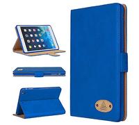 Gorilla Tech Leather Wallet Flip Case for iPad Models, Folio Protective Cover with Stand Function (Blue, iPad Pro 12.9")