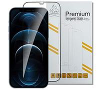 Gorilla Tech Premium Apple iPhone 12 Pro Max 6.7 inch Full Tempered Glass Screen Protector Invisible Shield Crystal Clear HD Quality Aluminium Alloy Edge to Edge Full Screen Cover Protection 9H