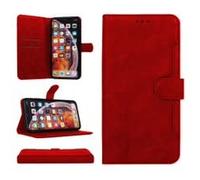 Gorilla Tech Premium Wallet Case for iPhone 12 Mini, Premium PU Leather Shockproof Flip Cover [RFID Block][Card Holder] Compatible with iPhone 12 Mini - Red