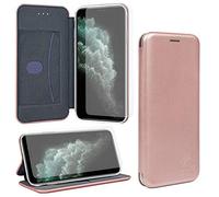 Gorilla Tech UK PU Leather Case For iPhone 8/7 4.7'' and Screen Protector Tempered Glass [Wallet] [Card Holder] [ID Holder] [Card Slot] Magnetic Closure Stand Curved Slim Flip Cover Rose Gold