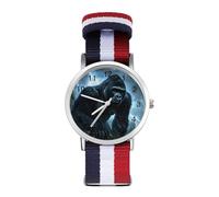 Gorilla Thunder Casual Watch for Men Women Braided Strap Watches Three-Hand Wrist Gift