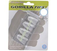 Gorilla Tips 98-GT102CLR Medium Finger Protectors - Clear