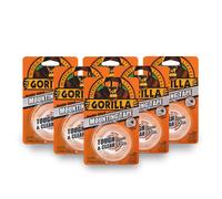 Gorilla Tough & Clear Double Sided Mounting Tape 1"" x 60"" Clear (Pack of 6)