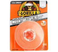 Gorilla Tough & Clear Double Sided XL Mounting Tape, 1" x 150" 3044121 - TT011