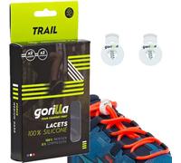 Gorilla - Trail Running Elastic Shoelaces - Exceed your Sports Goals - Save Time, Goodbye Knots Hello Comfort - Ultra Resistant Self-Locking - 123 cm