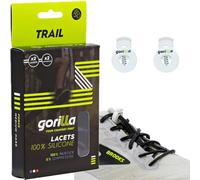 Gorilla - Trail Running Elastic Shoelaces - Exceed your Sports Goals - Save Time, Goodbye Knots Hello Comfort - Ultra Resistant Self-Locking - 123 cm