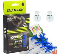 Gorilla Triathlon Elastic Silicone Shoelaces for Fast Transitions
