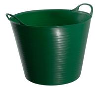 Gorilla Tub Eco Flexible Garden Builders Storage Tub Trug Bucket 26L - Green