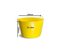 Red Gorilla SP26Y Gorilla Tub® Medium 26 Litre - Yellow