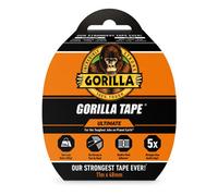 Gorilla Tape ULTIMATE, 11m, Black - Our Strongest Tape Ever, One Loop Holds 350kg | Water Resistant with High Tensile Strength | Great For Hauling, Strapping, Patching, Bundling & Lifting