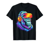 Gorilla VR Tshirt Boys Playing Adult Gaming Games Gamer T-Shirt
