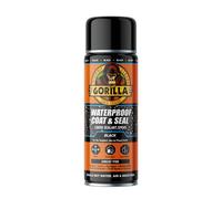 Gorilla Waterproof Black Coat & Seal Spray, 450ml - Flexible, Weatherproof Liquid Sealant | Seals out Water, Air & Moisture | For Roof Tiles, Brick,