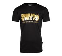 GORILLA WEAR Classic T-Shirt Black/Gold