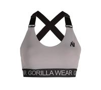 Gorilla Wear Women's Colby Sports Bra, Gray, S