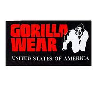 GORILLA WEAR Functional Gym Towel - Black/Red