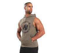 Gorilla Wear Men's Marshall Sleeveless Hoodie T-Shirt (Pack of 1) Olive