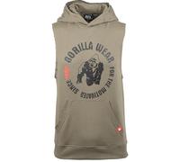 Gorilla Wear Men's Marshall Sleeveless Hoodie T-Shirt (Pack of 1) Olive