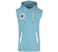GORILLA WEAR Oswego S/L Hooded T-Shirt - Blue