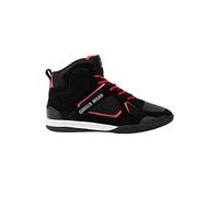 Gorilla Wear Unisex Bodybuilding Fitness Shoe Troy High Tops Sneaker, red, 12 UK