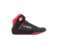 Gorilla Wear Unisex Gwear Classic High Tops Sneaker, Black red, 9.5 UK