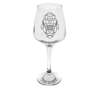 Gorilla Wine Glass Large Gorilla Wine Glass Gift Engraved Gorilla Glass Gorilla Lovers Gorilla Gifts Large Tallo Wine Glass Gorilla Design Large Tallo Wine Glass Gorilla Birthday Gift For Him For Her