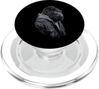 Gorilla Zoo Animal Lover Forest Art Motif Graphic PopSockets PopGrip for MagSafe