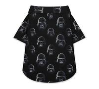 Gorilla1 Monkey Cute Dog Shirt Soft Cozy Pet T-Shirts Pullover Cat Clothes