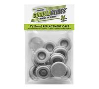 GorillaGlides CB254 Replacement Slider Cap Inserts for Slipstick 1 Inch Plastic Glides (16 Caps) Fits GorillaGlide Model CB253 and Slipstick CB255 & CB250, Snap in