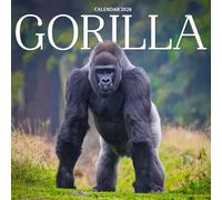 Gorillas 2026 Calendar: Wildlife Photography of Majestic Great Apes