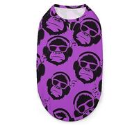 Gorillas Glasses Doghirtsummer Pet T-Shirtsoftleeveless Tank Top Pet Clothes formall Puppy and Cats Medium