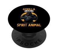 Gorillas Gorilla is my spirit animal PopSockets Adhesive PopGrip