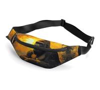 Gorillas Sunset Monkey Belt Bag for Women Men Crossbody Fanny Pack Fashion Waist Packs with Adjustable Strap