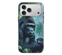 Gorillas Thunder Rain Personalized Phone Case Cover Compatible with iPhone 17/17 Air/17 Pro/17 Pro Max