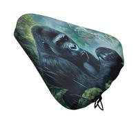 Gorillas Thunder Rain Waterproof Bikeseat Cover for Rain Outdoor Bike Seats Cushion Covers with Elastic