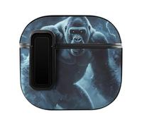 Gorillas Thunder Trendy Bluetooth Earbuds Protector Printed Wireless Earbud Case Covers Compatible with Airpods 4