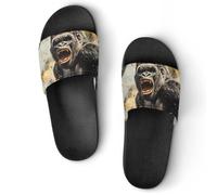 Gorillas War Fighter Jets Slippers for Indoor Outdoor