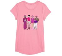 Gorillaz Cracker Island Group T-Shirt, Girls, Pink, Large