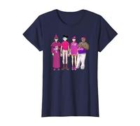 Gorillaz Cracker Island Group T-Shirt, Women, Navy Blue, X-Small