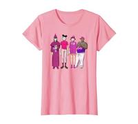 Gorillaz Cracker Island Group T-Shirt, Women, Pink, X-Small