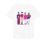 Gorillaz Cracker Island Group T-Shirt, Women's Plus, White, 2X