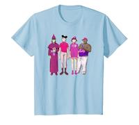 Gorillaz Cracker Island Group T-Shirt, Youth, Baby Blue, Medium