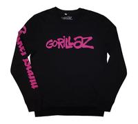 Gorillaz Craker Island Pazuzu Spiral Sweatshirt L Black