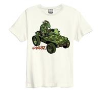 GORILLAZ - GEEP AMPLIFIED XX LARGE VINTAGE WHITE - T-shirt