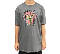Gorillaz Unisex T-Shirt: Group Circle Rise (X-Large) - Gorillaz - Clothing