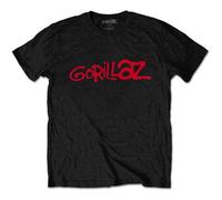 Gorillaz Logo Official Tee T-Shirt Mens Unisex (X-Large) Black