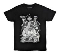 Gorillaz Men's George Spray T-Shirt in Black | Size: Small Gorillaz Black S