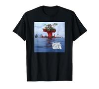 Gorillaz Plastic Beach LP Cover T-Shirt, Men, Black, 6X-Large